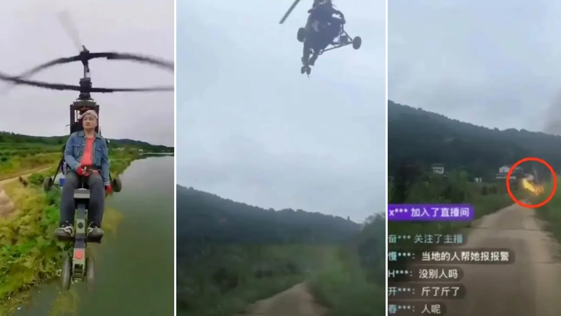 Muere influencer chino al estrellarse en su helicoptero haciendo un 