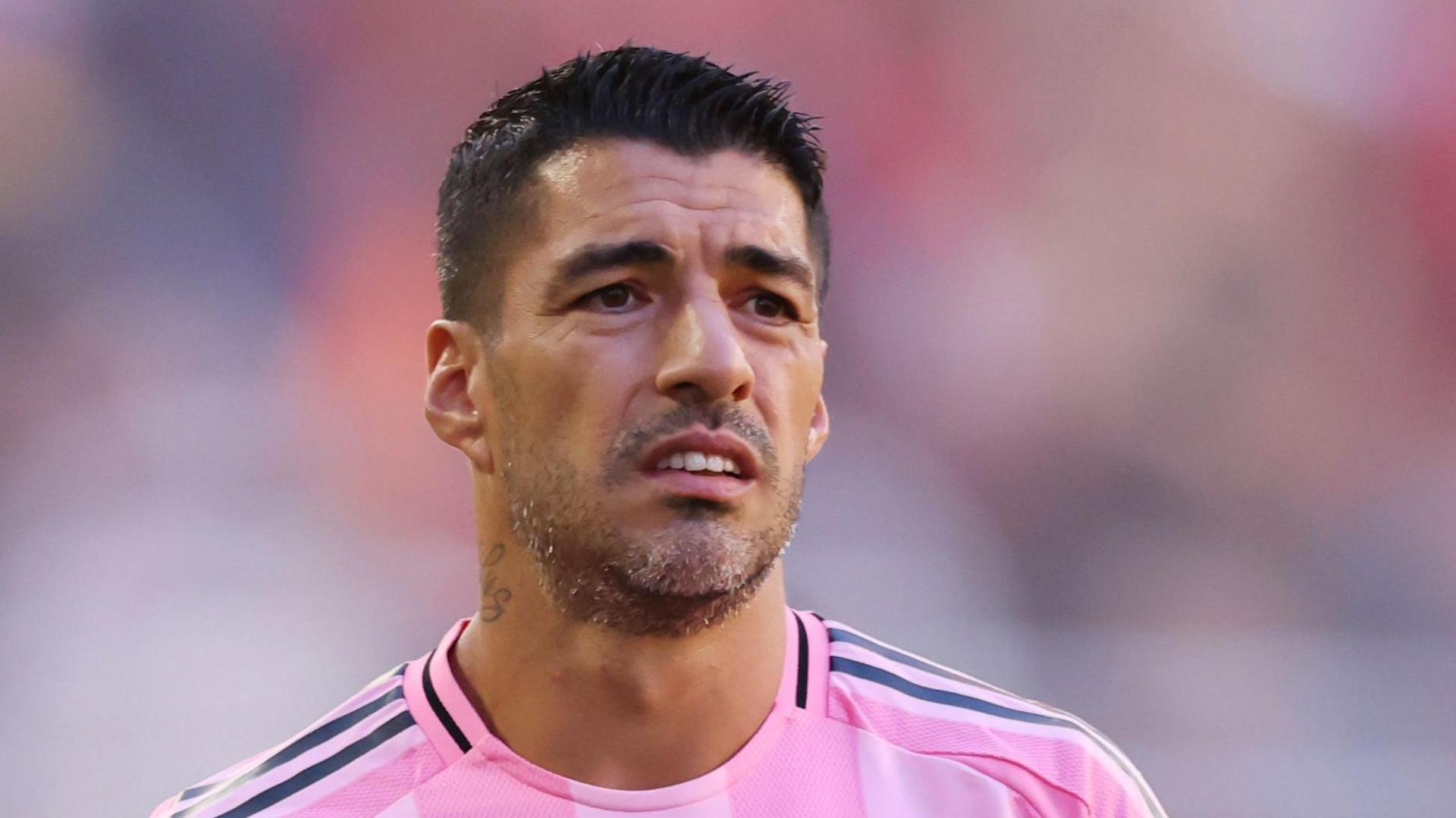Luis Suárez fue suspendido con seis partidos por incidente en la final de la Leagues Cup