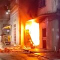 Estallido de bombona de gas dejó una persona herida en La Esquina del Muerto en Caracas