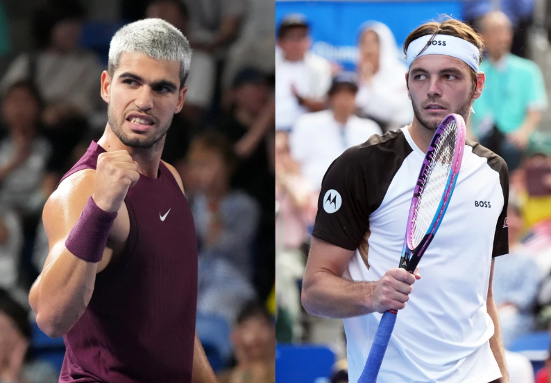 Carlos Alcaraz y Taylor Fritz protagonizarán la final del ATP 500 de Tokio