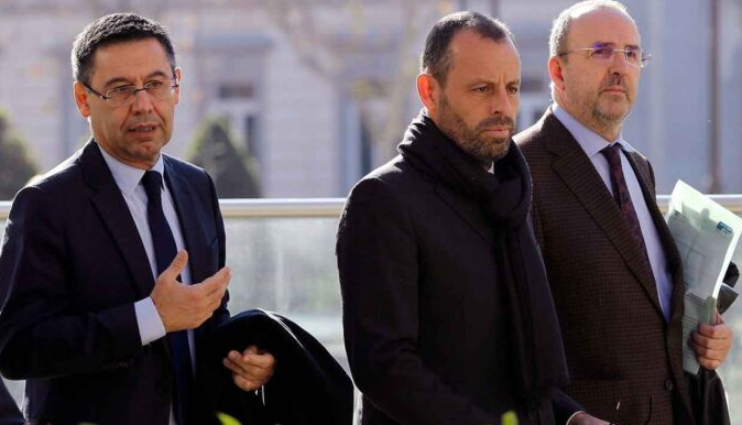 Bartomeu y Rossell declararon en juicio por pagos arbitrales del Barcelona