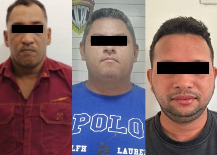 Capturan a tres delincuentes solicitados por extorsión en Zulia y Carabobo