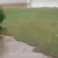 Llueve con granizo en Mara