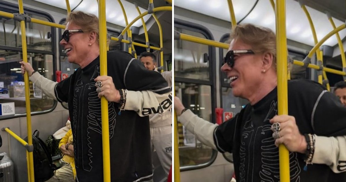Axl Rose se montó en un bus de Bogotá: Welcome to the Jungle