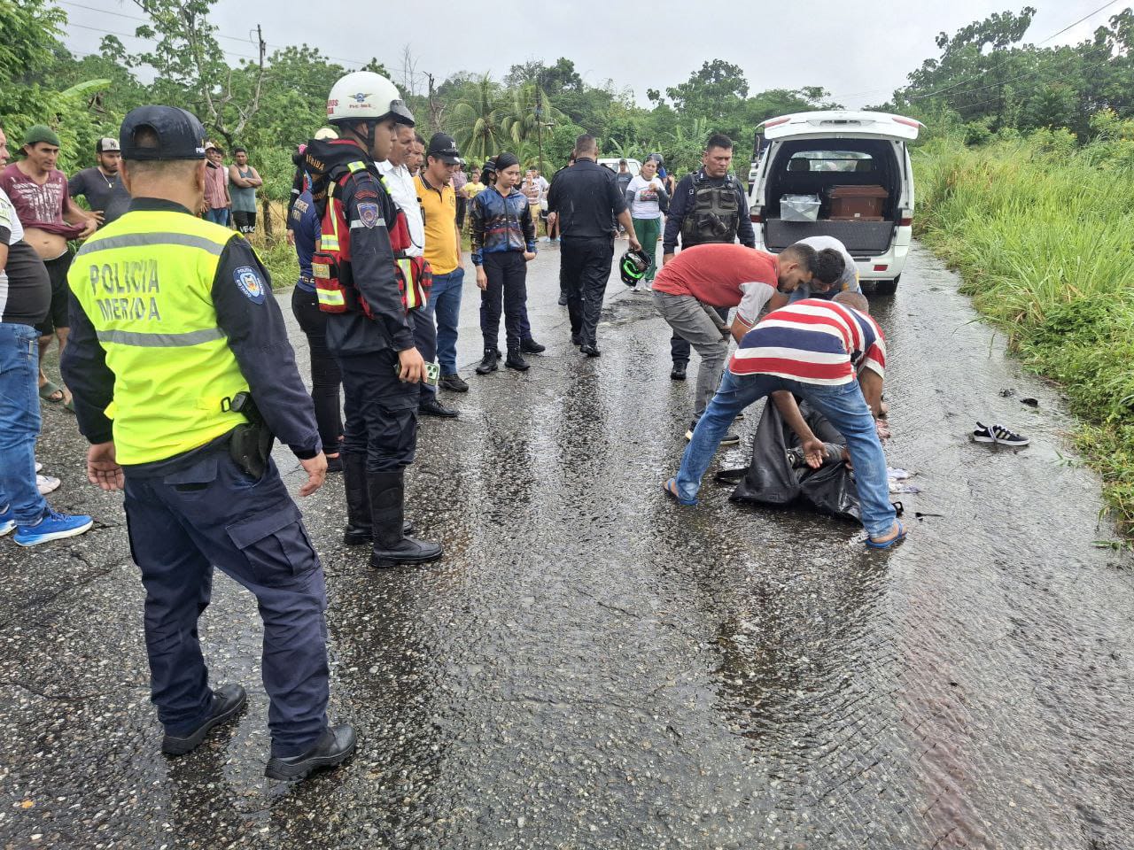 Motorizado arrolló a otro hombre y ambos mueren en la carretera Panamericana en Mérida