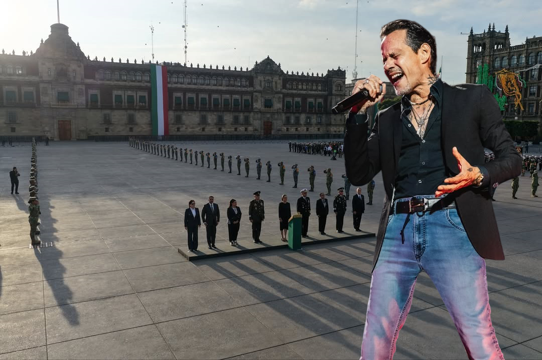 !Qué molleja de pelón!: Sonidista se equivoca y pone Marc Anthony en vez del himno nacional en pleno acto oficial en México (+video)