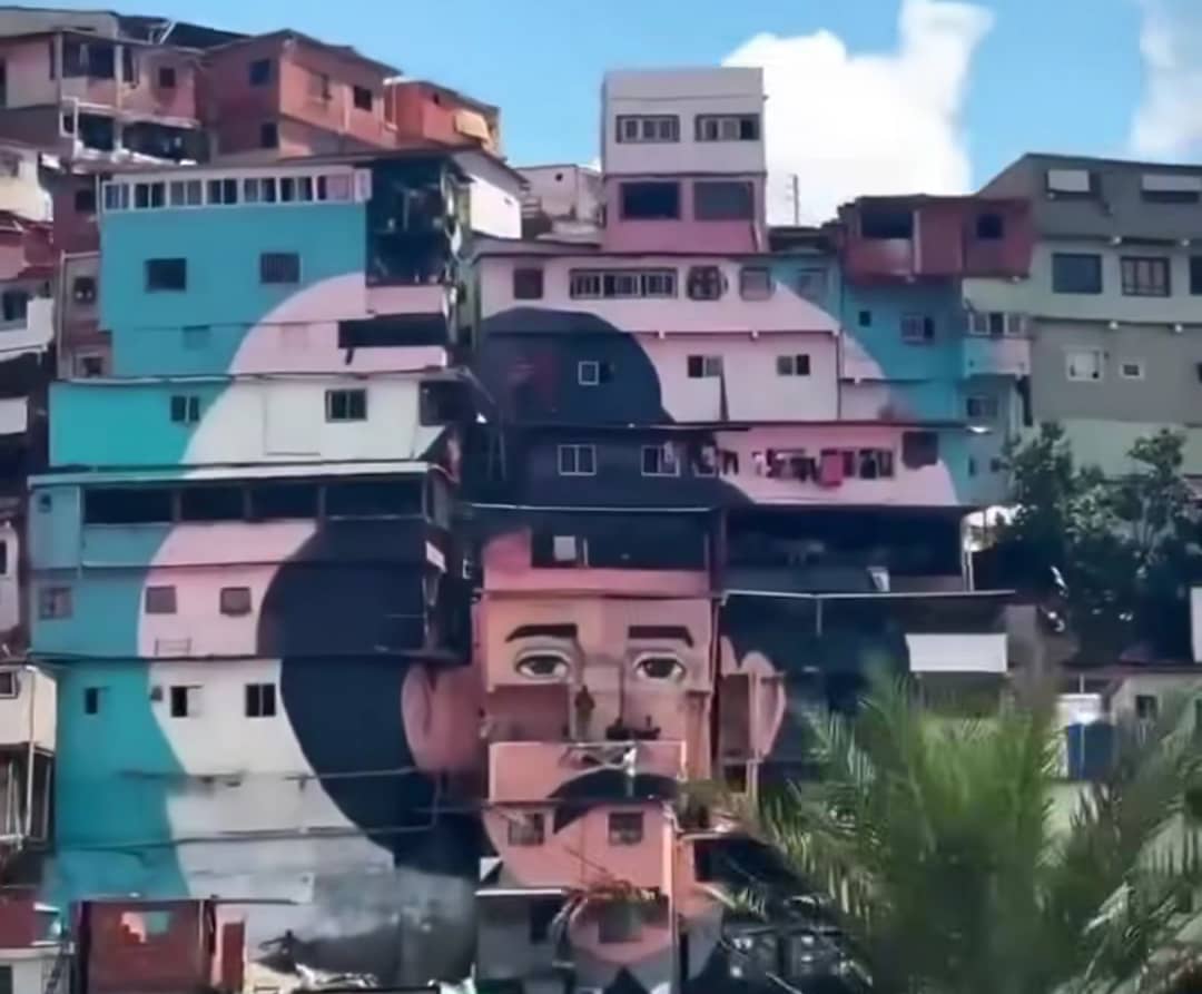 Con la fe desbordada: Petare se engalana con imponente mural de José Gregorio Hernández