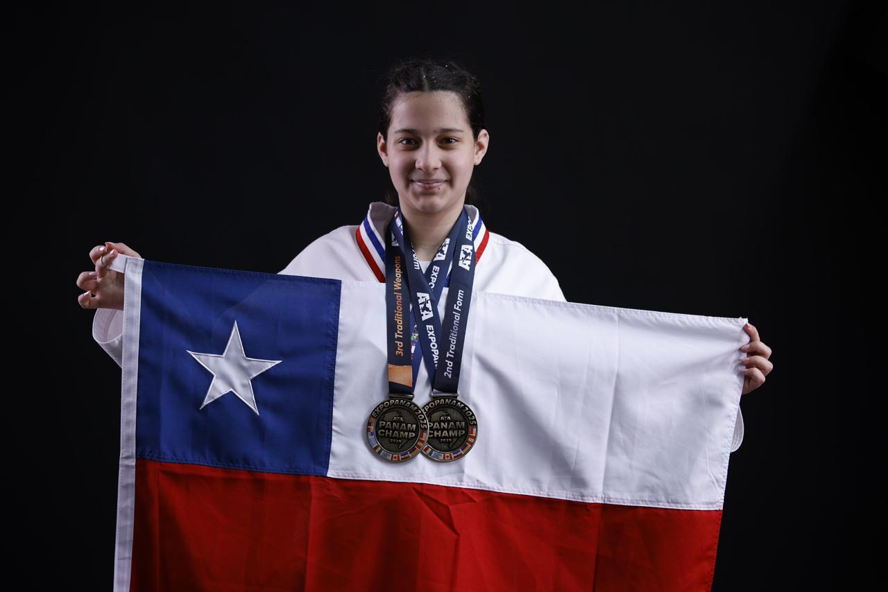 Nicole Quintero brilla en los Panamericanos de Taekwondo en Brasil representando a Chile