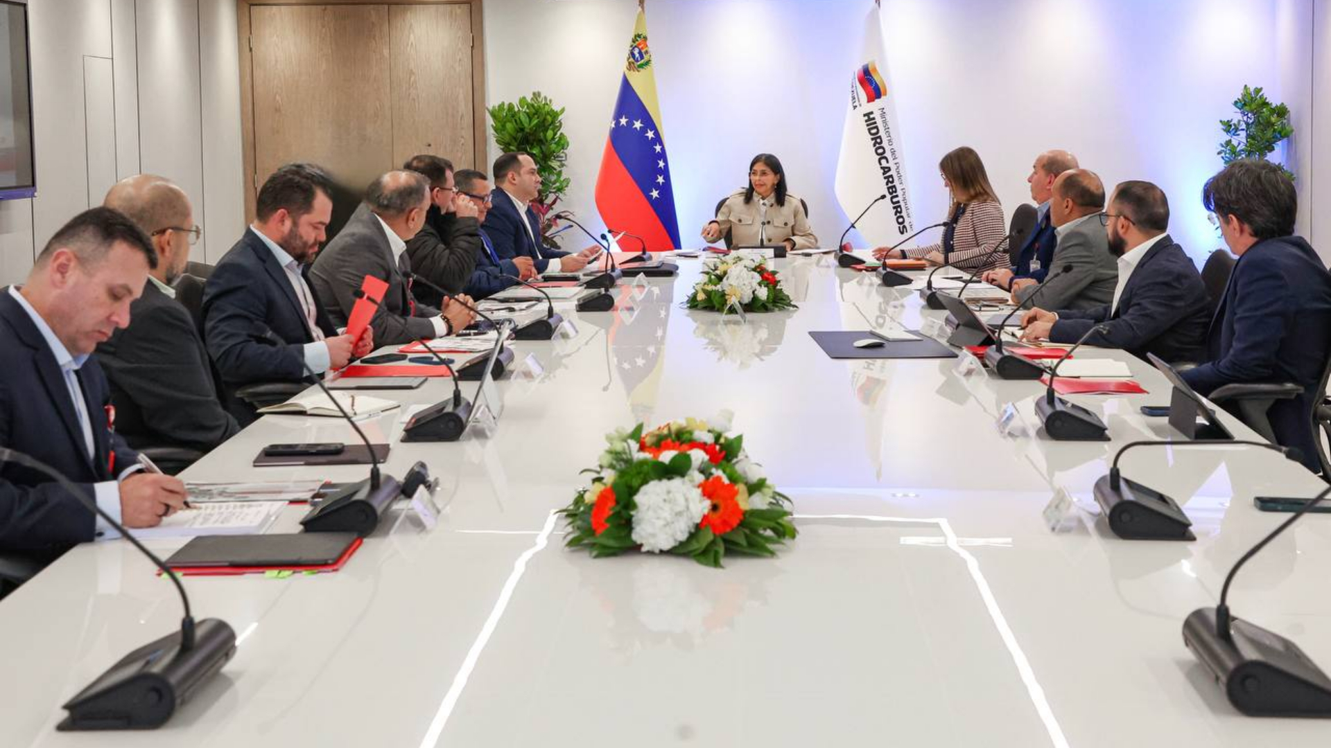Delcy Rodríguez revisó los progresos del Plan de Producción de Petróleo y Gas 2025