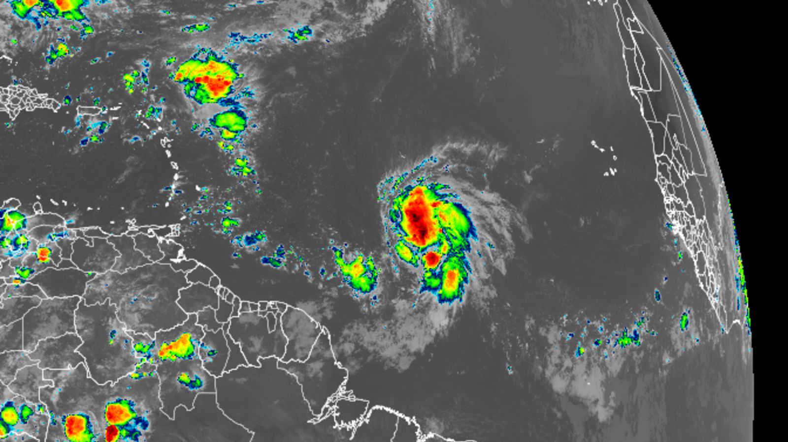 Inameh estima que tormenta tropical Jerry se ubique cerca del oriente del país