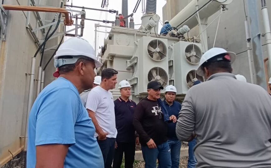 Ministro Márquez inspeccionó subestación Cuatricentenario en Zulia