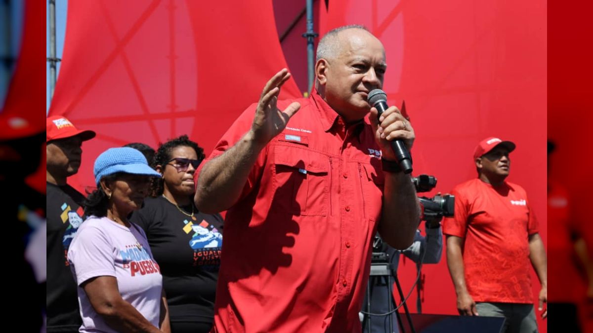 Diosdado Cabello pidió a los venezolanos 