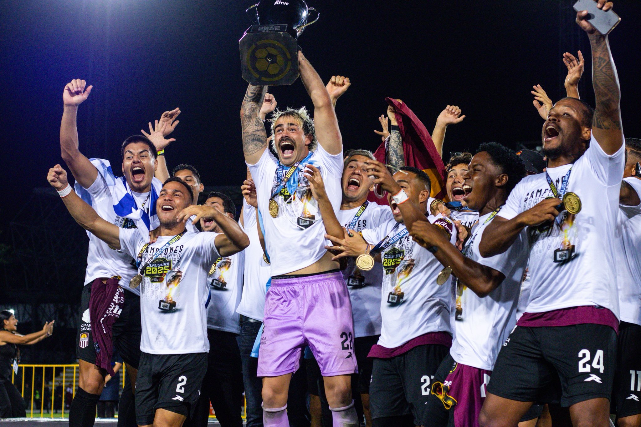 Carabobo FC se coronó campeón del Torneo Clausura por primera vez