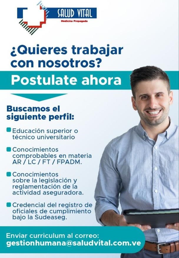 Salud Vital solicita oficial de fiel cumplimiento