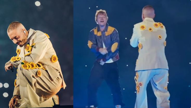 J Balvin tuvo una noche de ensueño en Bogotá con Ed Sheeran