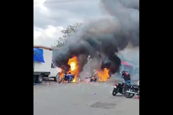 Explosión en venta de pirotecnia sacude Yaracuy este 31-Dic