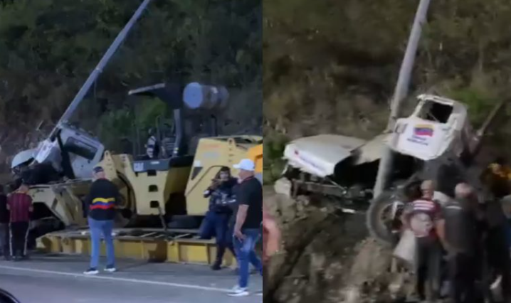 Gandola impactó contra un cerro y dejó varios heridos en la carretera Caracas-La Guaira