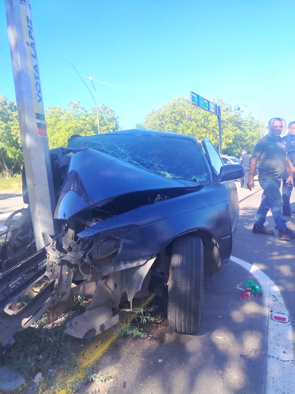 Familia herida en brutal accidente de tránsito en la avenida Universidad