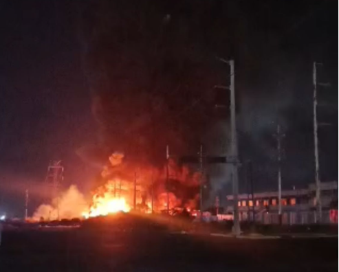 Se incendió una fábrica de embutidos en la Zona Industrial de San Francisco