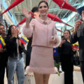 Stephany Abasali arribó al país para coronar a la próxima Miss Venezuela este 4-Dic