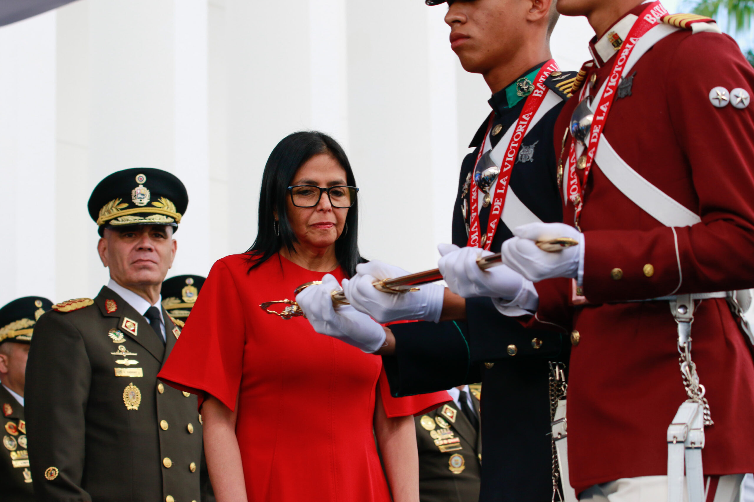 Delcy Rodríguez fue juramentada como Comandante en Jefe de la Fuerza Armada Nacional Bolivariana