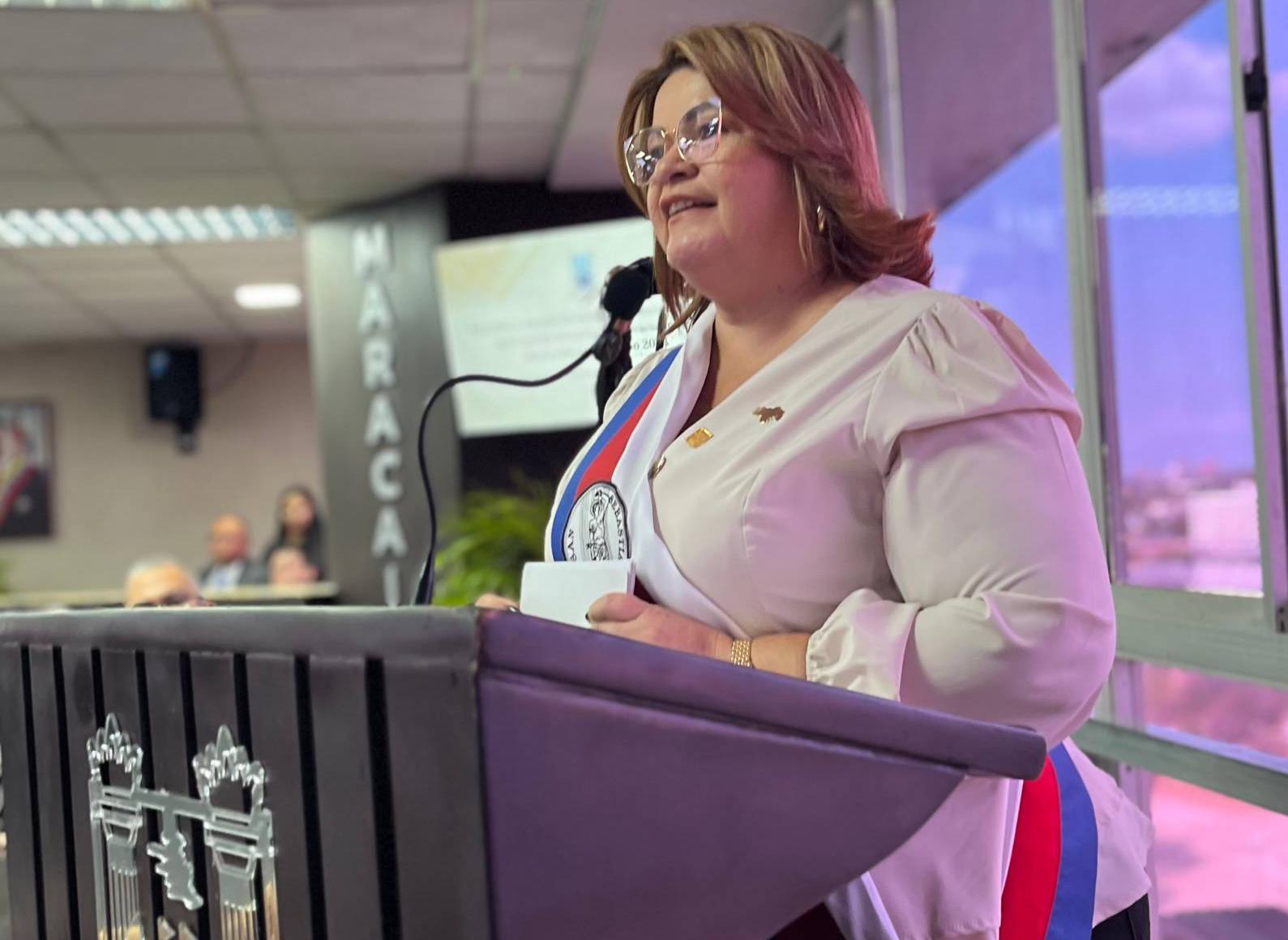 La salud en Maracaibo será la prioridad de Desirée Fernández, nueva presidenta de la Cámara Municipal