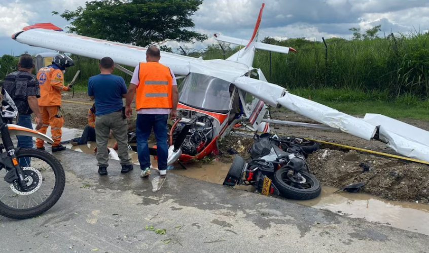 ¡Increíble! Muere adolescente motorizado al ser impactado por una avioneta en Guárico