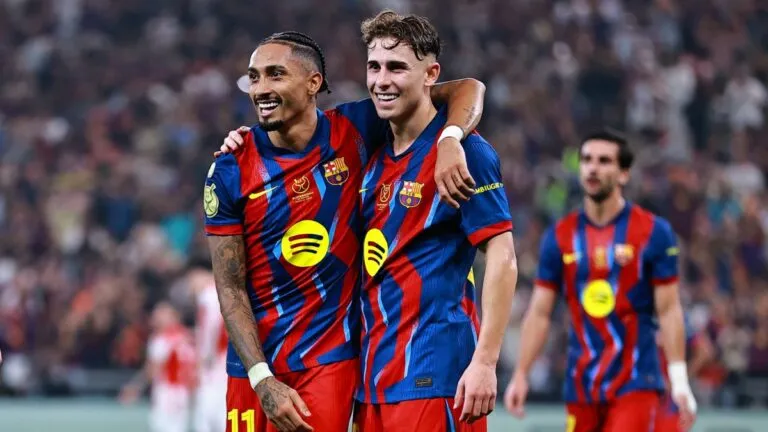 Barcelona aplastó al Athletic Club y clasificó a la final de la Supercopa de España