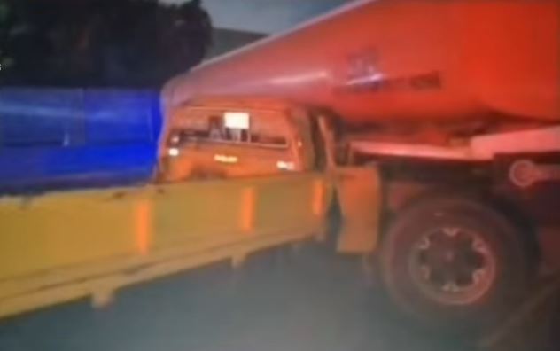 Varios heridos dejó aparatoso choque entre gandola y grúa en el km 5 vía a Perijá