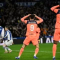 Real Sociedad acabó con la racha victoriosa del Barcelona en Anoeta