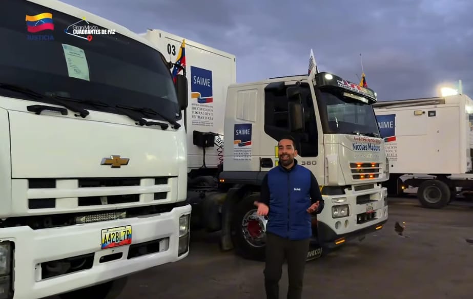 Tráilers del Saime llevan jornadas de cedulación a las comunidades: En Zulia estarán en La Concepción, Maracaibo y San Francisco