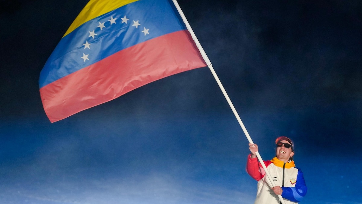 Nicolás Claveau ondea el tricolor como único representante de Venezuela en los Juegos Olímpicos de Invierno
