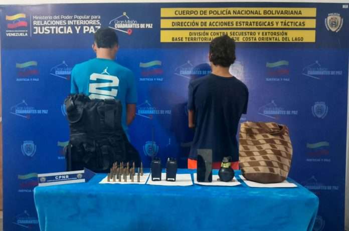 Aprehendidos dos miembros de la banda 