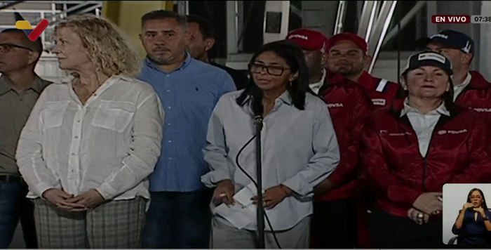 Presidenta (E) Delcy Rodríguez anunció la creación del Consejo Académico Superior de los Hidrocarburos