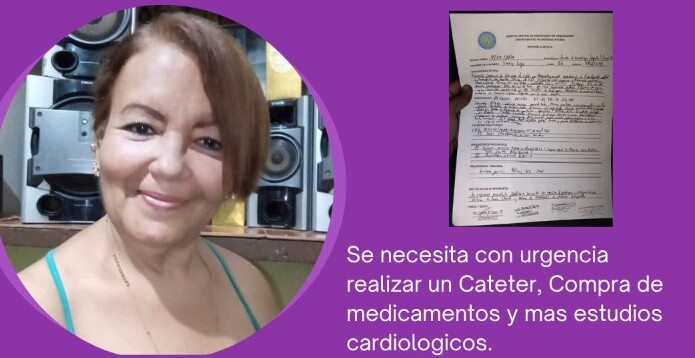 El corazón de la tía Nancy nos necesita: Familiares piden ayuda para costear estudios y medicamentos
