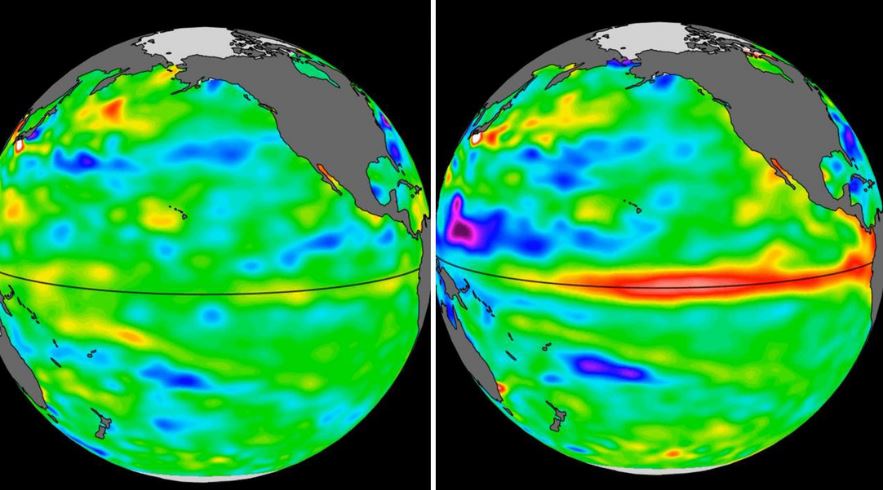 Gran ola de calor oceánica podría desencadenar El Niño con impacto mundial, según la NASA