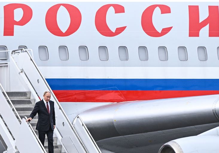 Putin aterriza en Pekín