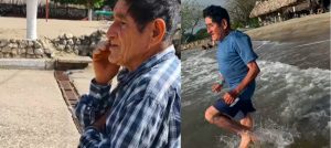 El asombro no tiene edad: Un abuelo de 82 años conmueve a las redes al conocer el mar por primera vez