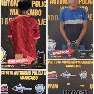 Polimaracaibo captura a pareja de ladrones en la Av. 16 Guajira